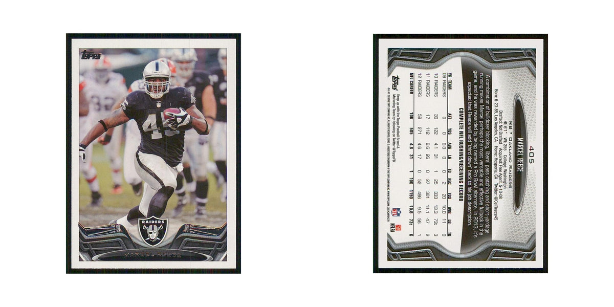 2013 Topps Marcel Reece Raiders #405