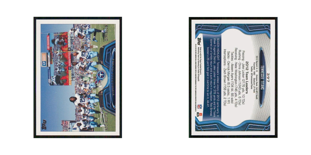 2013 Topps Tennessee Titans Titans #397