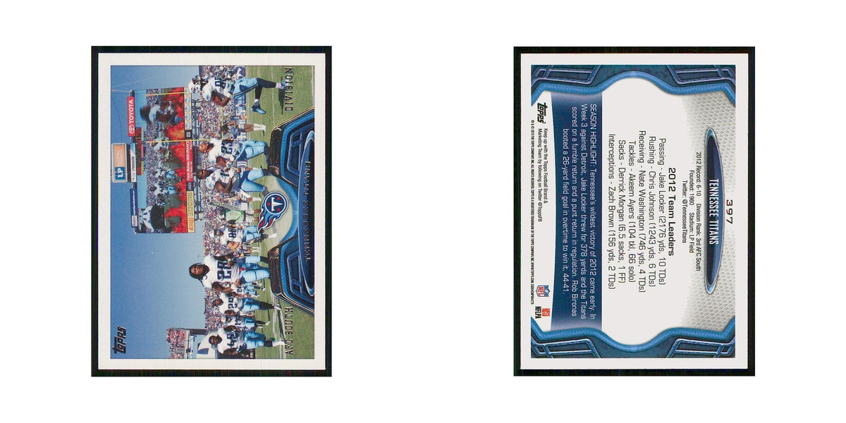 2013 Topps Tennessee Titans Titans #397
