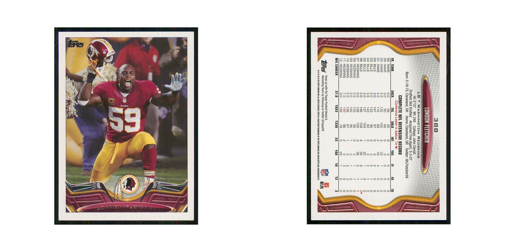 2013 Topps London Fletcher Redskins #388