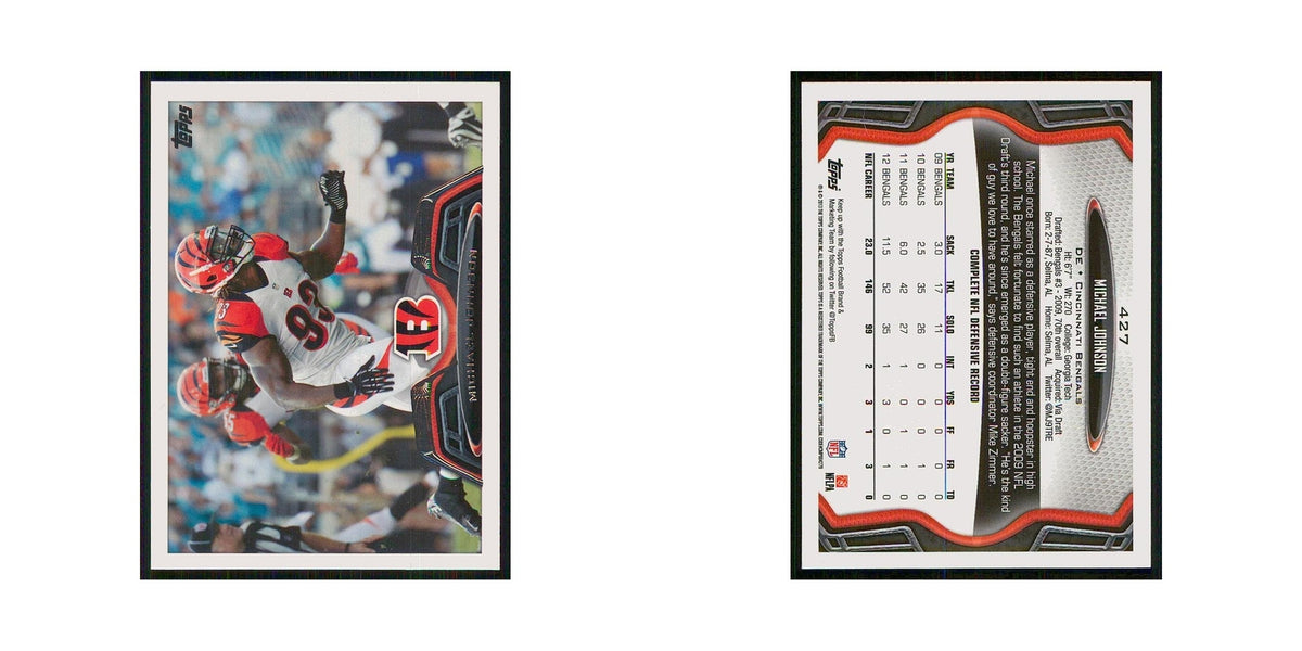 2013 Topps Michael Johnson Bengals #427