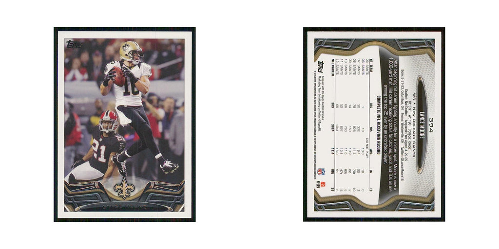 2013 Topps Lance Moore Saints #394