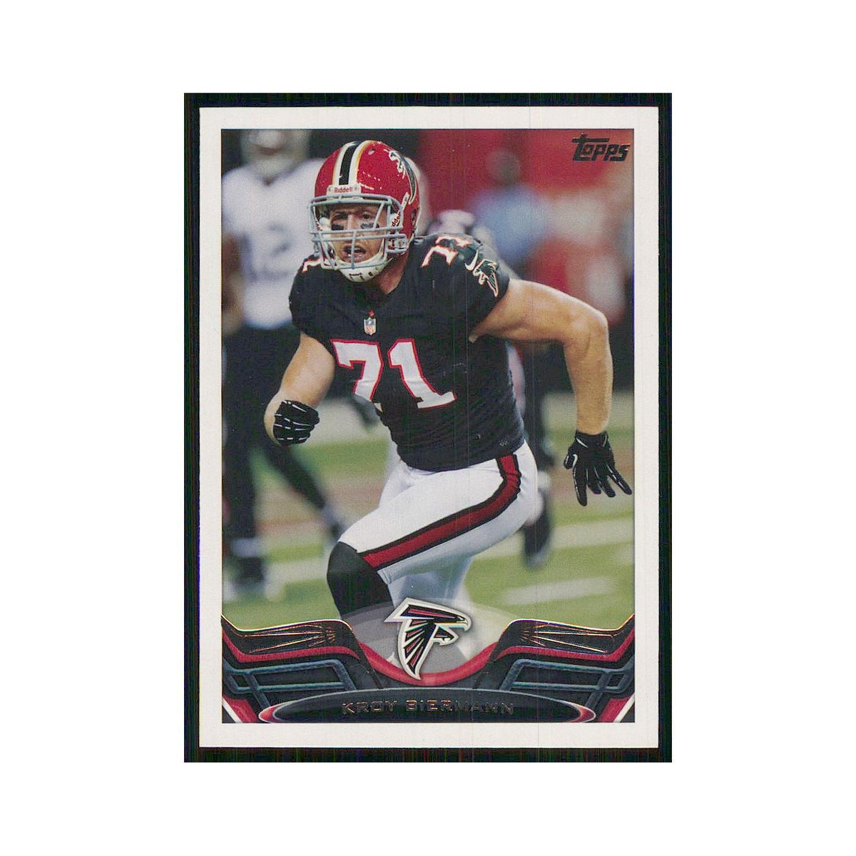 2013 Topps Kroy Biermann Falcons #396