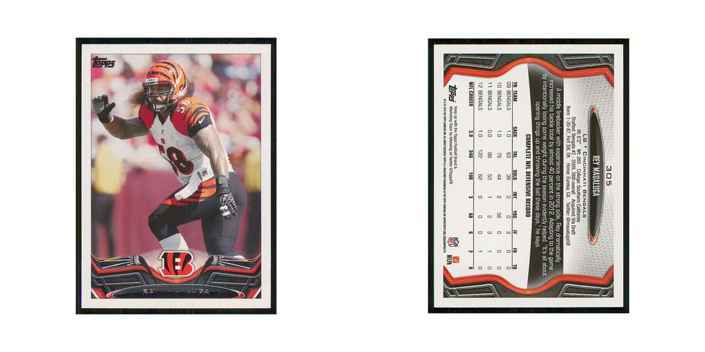 2013 Topps Rey Maualuga Bengals #305