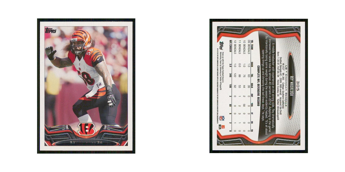 2013 Topps Rey Maualuga Bengals #305