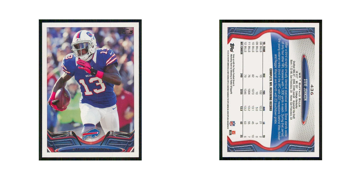 2013 Topps Steve Johnson Bills #436