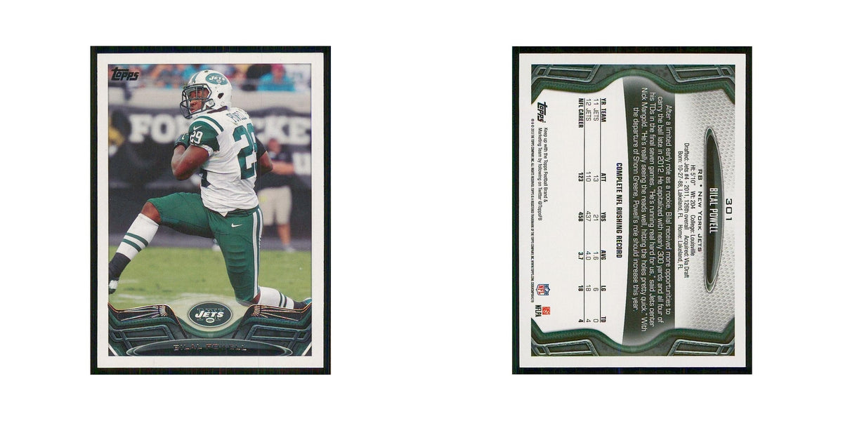 2013 Topps Bilal Powell Jets #301