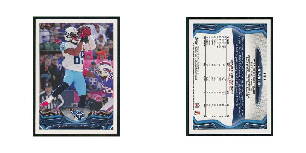 2013 Topps Nate Washington Titans #181