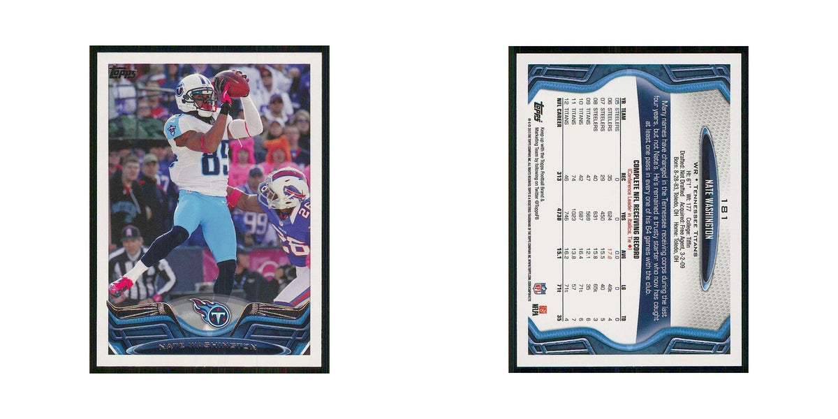 2013 Topps Nate Washington Titans #181
