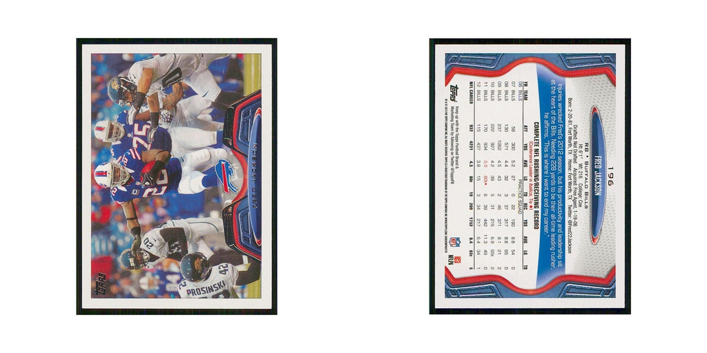 2013 Topps Fred Jackson Bills #196
