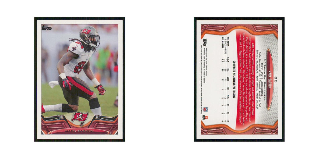 2013 Topps Mark Barron Buccaneers #86