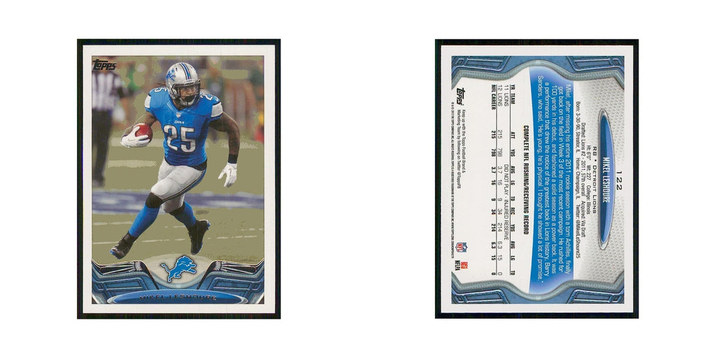 2013 Topps Mikel Leshoure Lions #122