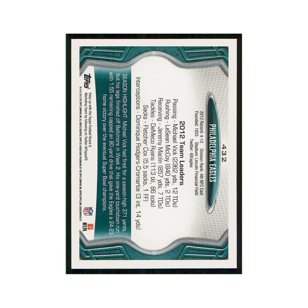 2013 Topps Philadelphia Eagles Eagles #432
