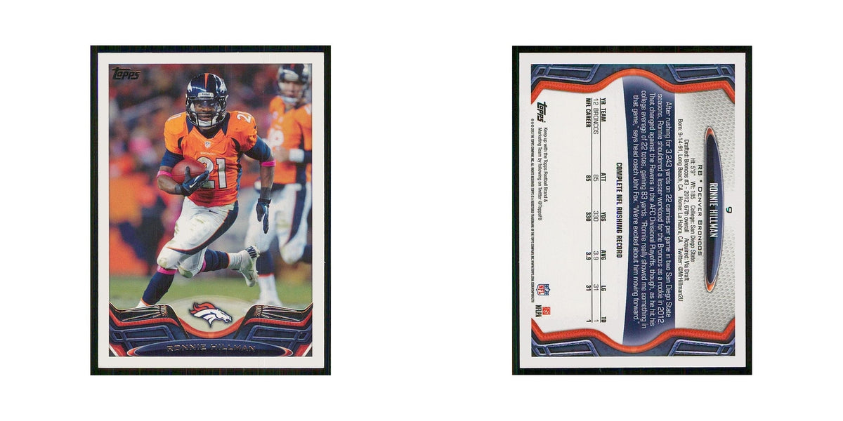 2013 Topps Ronnie Hillman Broncos #9