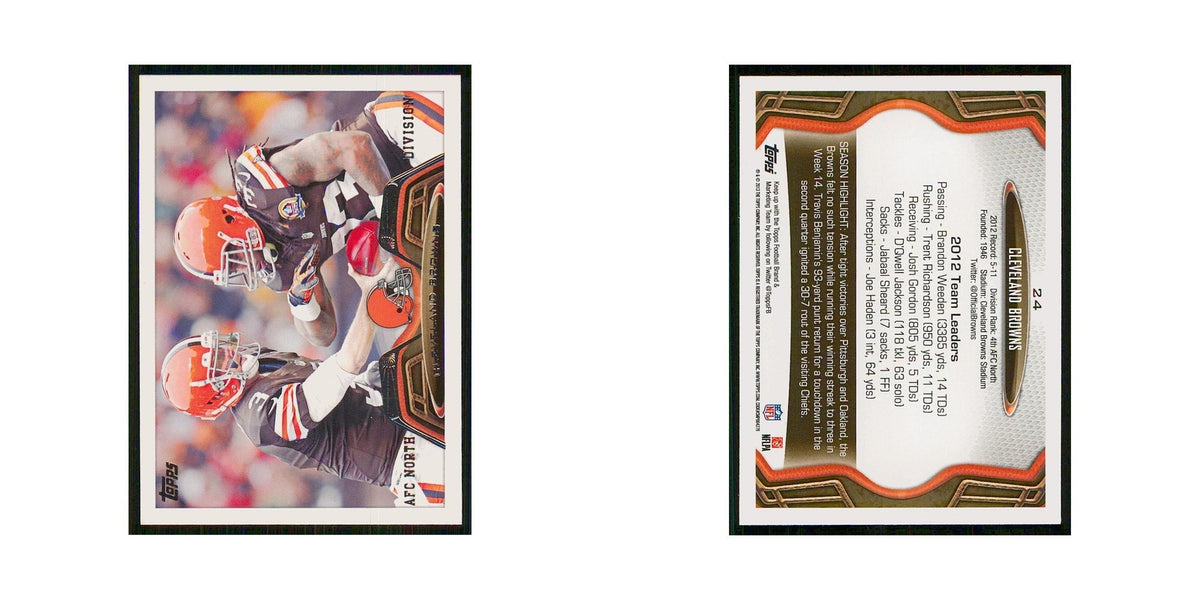 2013 Topps Cleveland Browns Browns #24
