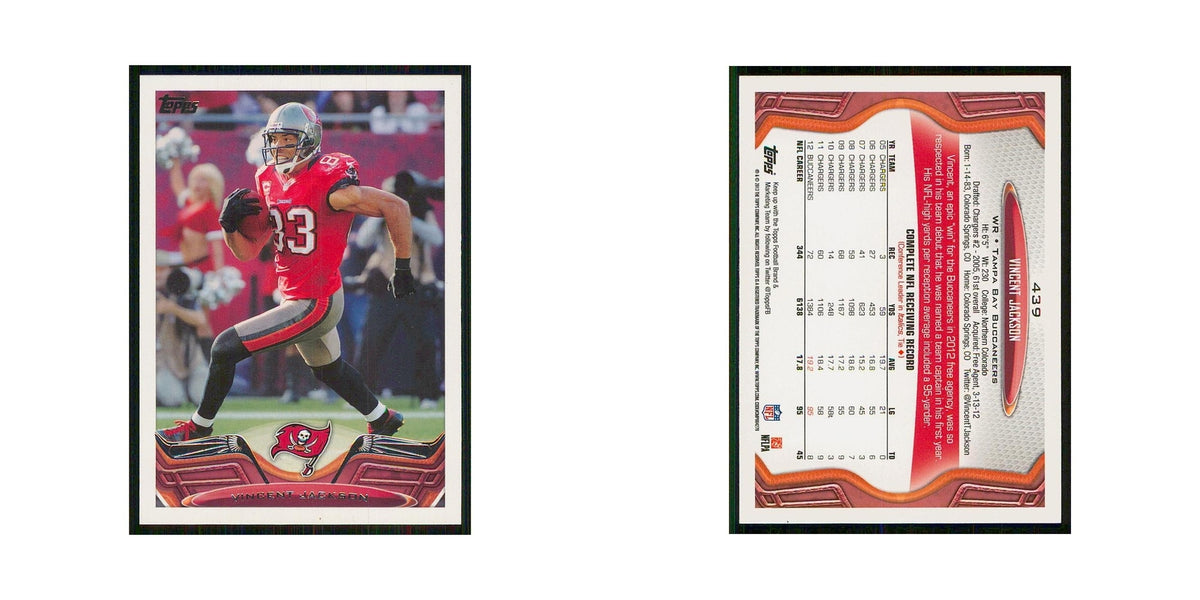 2013 Topps Vincent Jackson Buccaneers #439