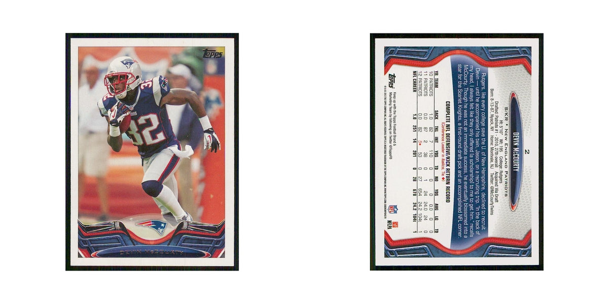 2013 Topps Devin McCourty Patriots #2