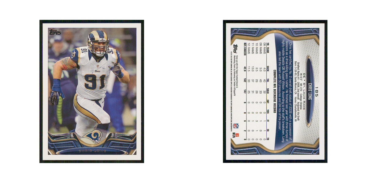 2013 Topps Chris Long St. Louis Rams #185