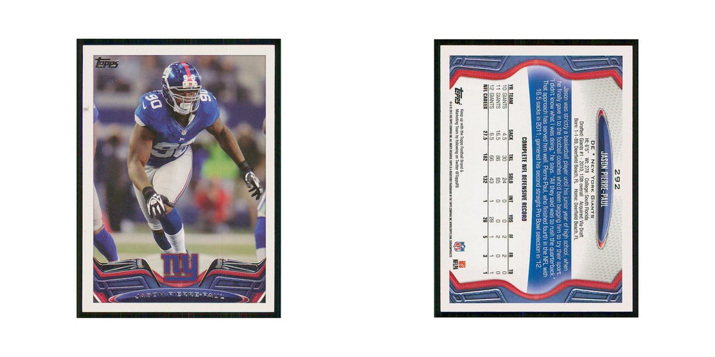 2013 Topps Jason Pierre-Paul Giants #292