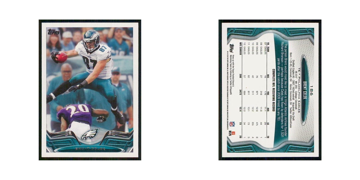 2013 Topps Brent Celek Eagles #186