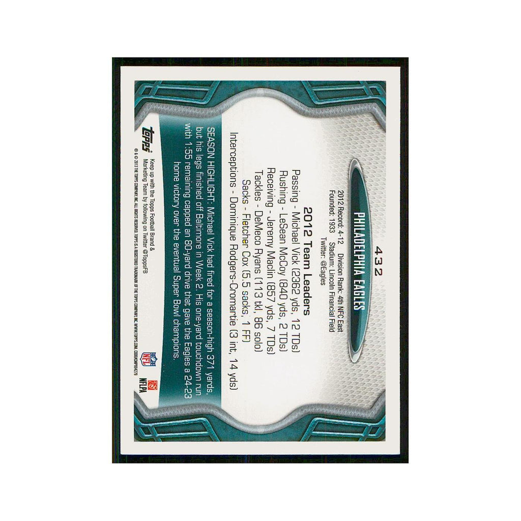 2013 Topps Philadelphia Eagles Eagles #432