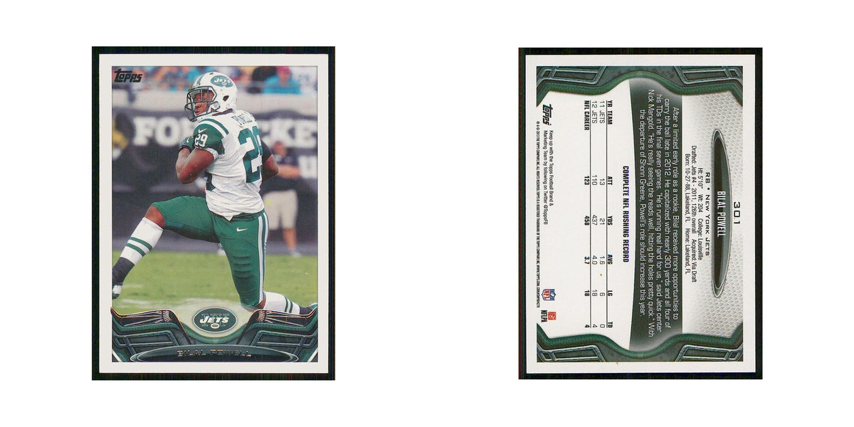 2013 Topps Bilal Powell Jets #301