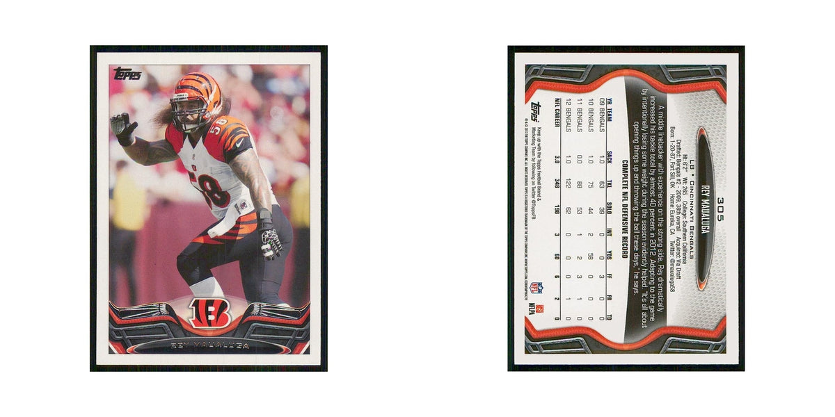 2013 Topps Rey Maualuga Bengals #305
