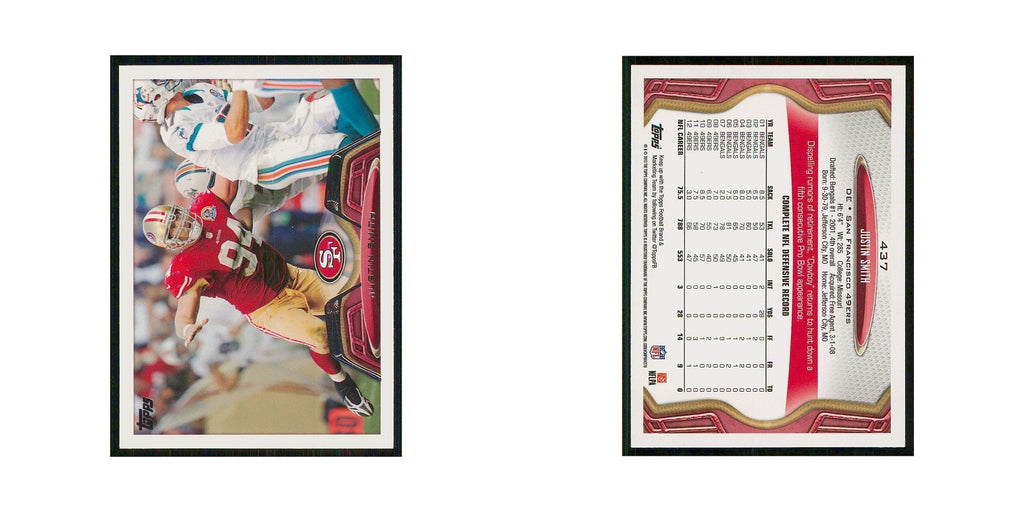 2013 Topps Justin Smith 49ers #437