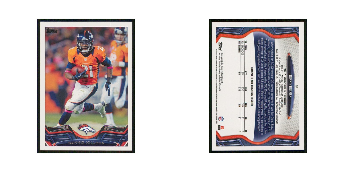 2013 Topps Ronnie Hillman Broncos #9