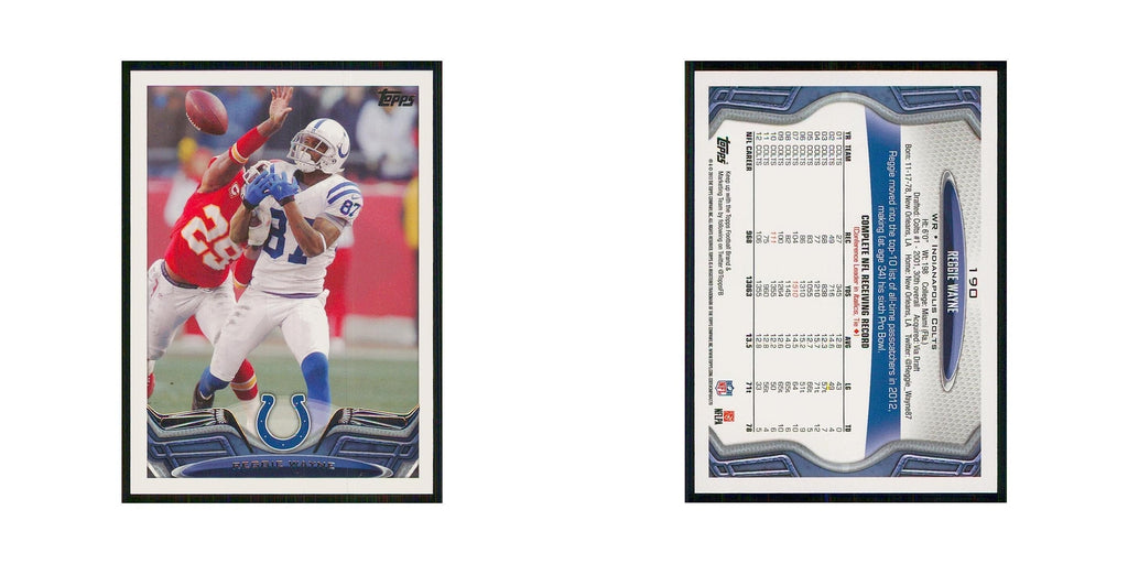 2013 Topps Reggie Wayne Colts #190