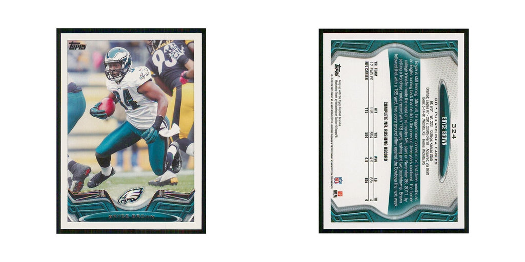2013 Topps Bryce Brown Eagles #324
