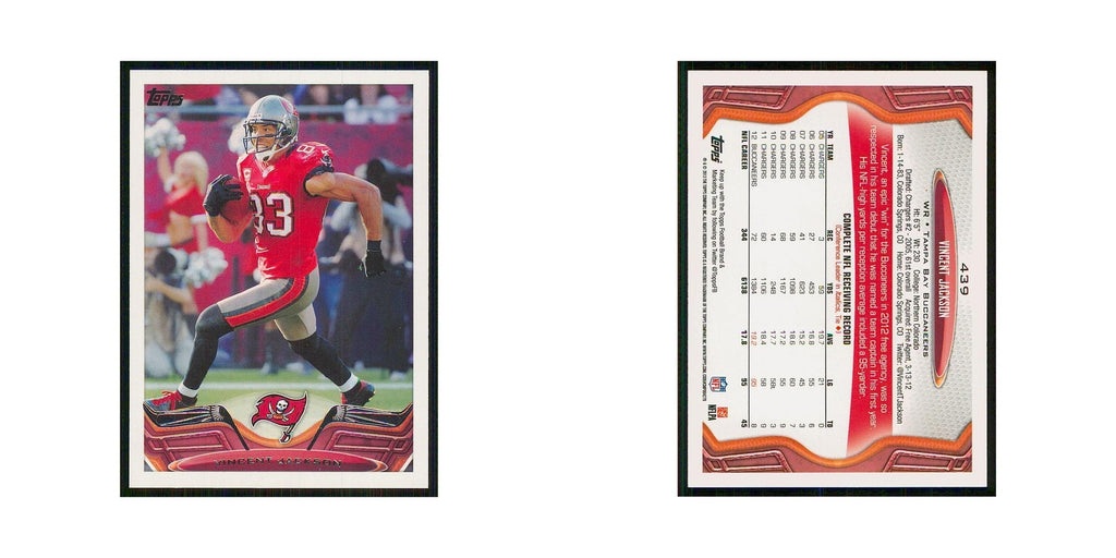2013 Topps Vincent Jackson Buccaneers #439