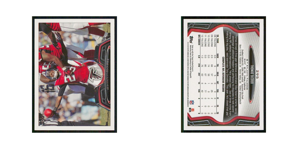 2013 Topps Thomas DeCoud Falcons #295