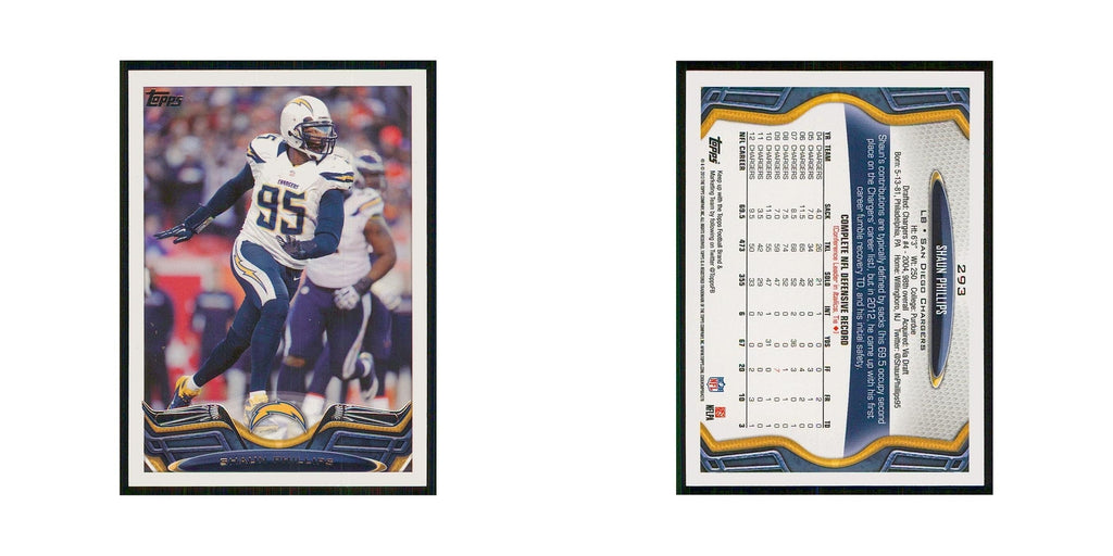 2013 Topps Shaun Phillips San Diego Chargers #293