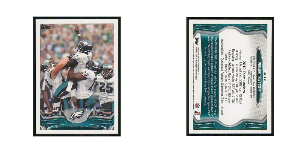 2013 Topps Philadelphia Eagles Eagles #432