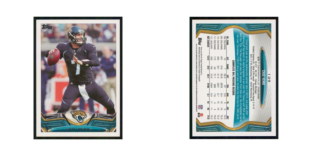 2013 Topps Chad Henne Jaguars #139