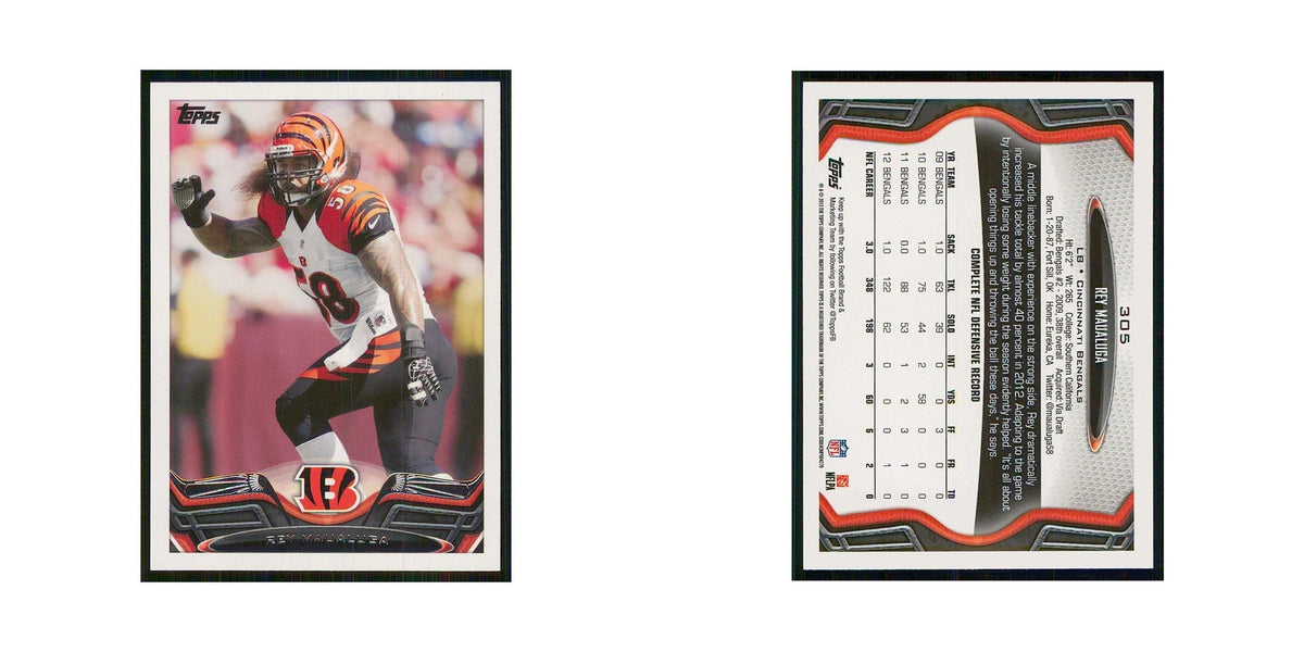 2013 Topps Rey Maualuga Bengals #305