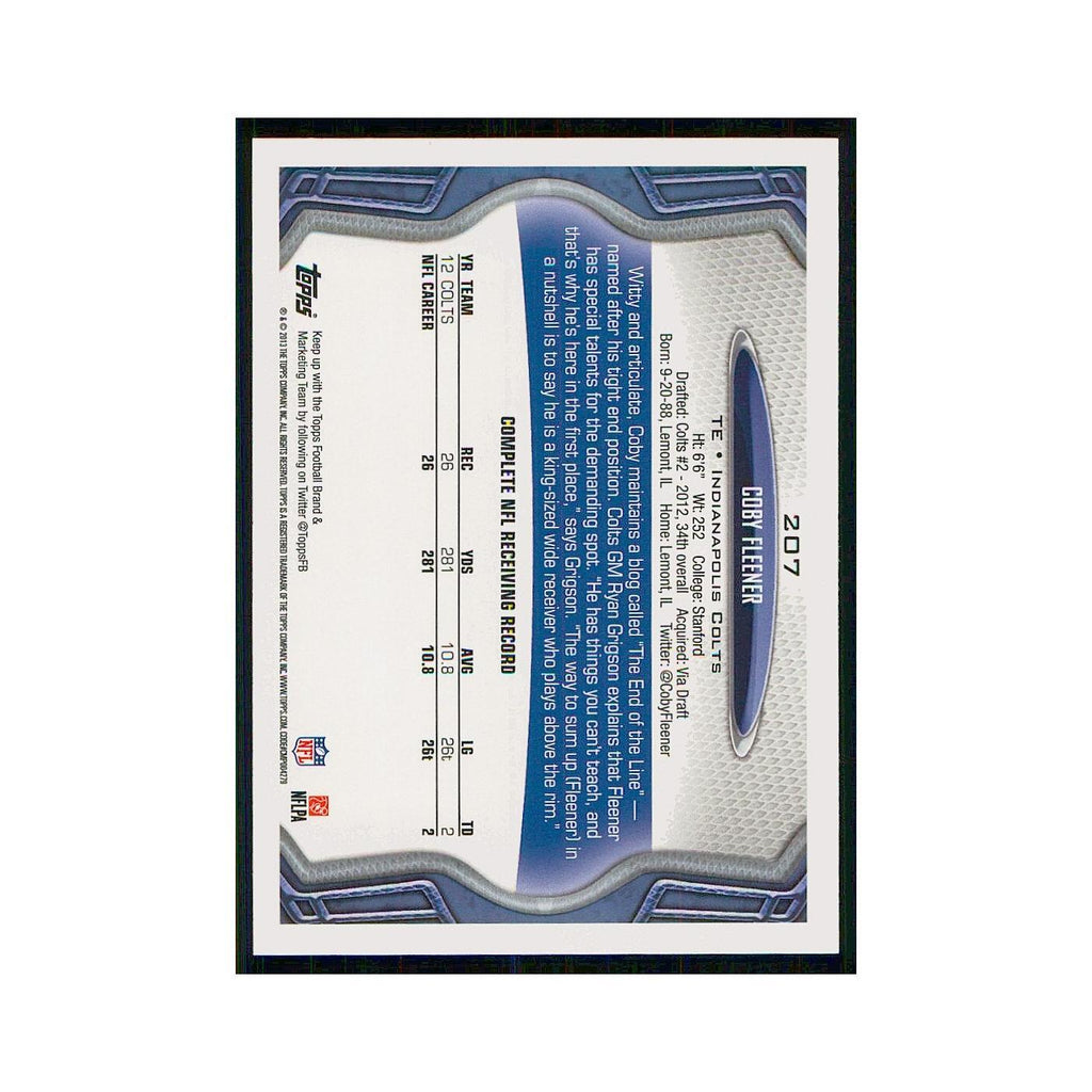 2013 Topps Coby Fleener Colts #207