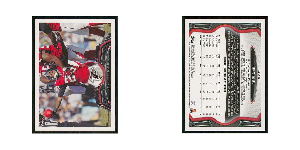 2013 Topps Thomas DeCoud Falcons #295
