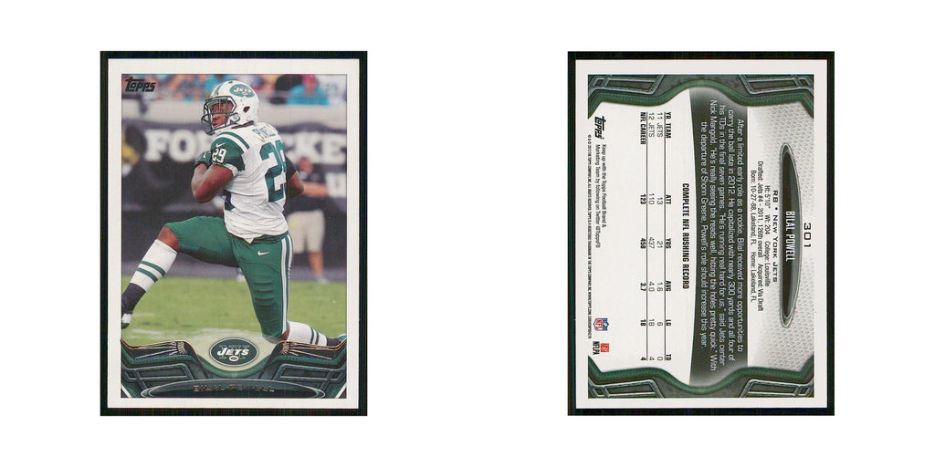 2013 Topps Bilal Powell Jets #301