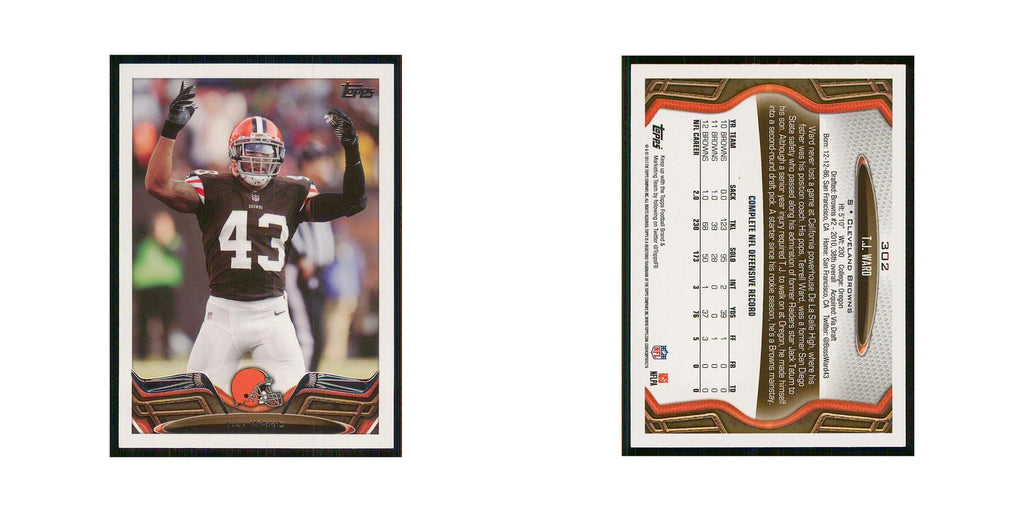 2013 Topps T.J. Ward Browns #302
