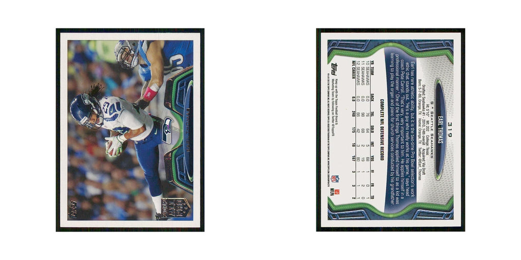 2013 Topps Earl Thomas Seahawks #319