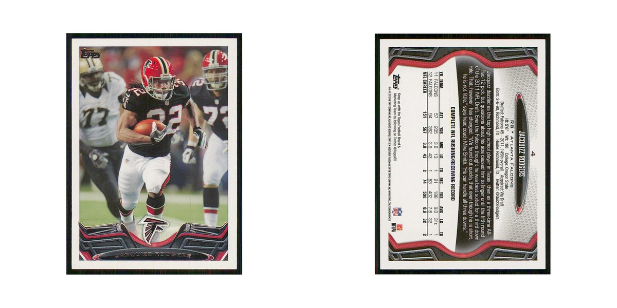 2013 Topps Jacquizz Rodgers Falcons #4
