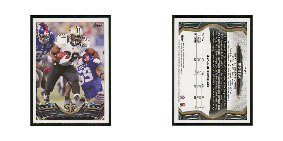 2013 Topps Mark Ingram Saints #321