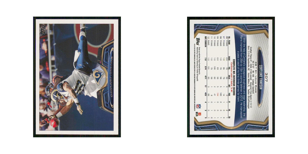 2013 Topps Cortland Finnegan St. Louis Rams #307
