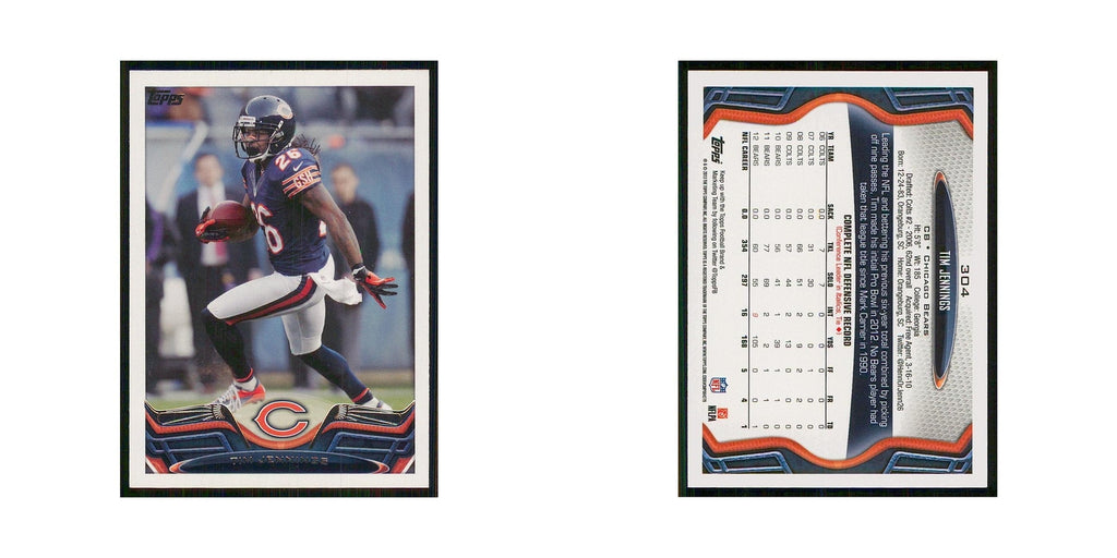 2013 Topps Tim Jennings Bears #304