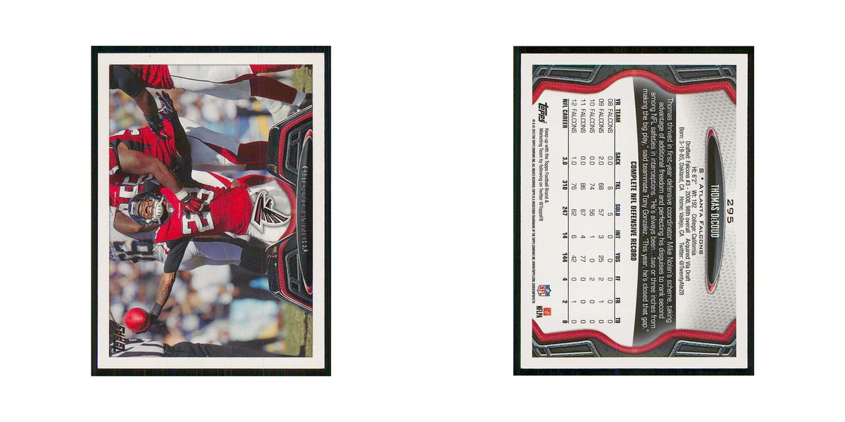 2013 Topps Thomas DeCoud Falcons #295