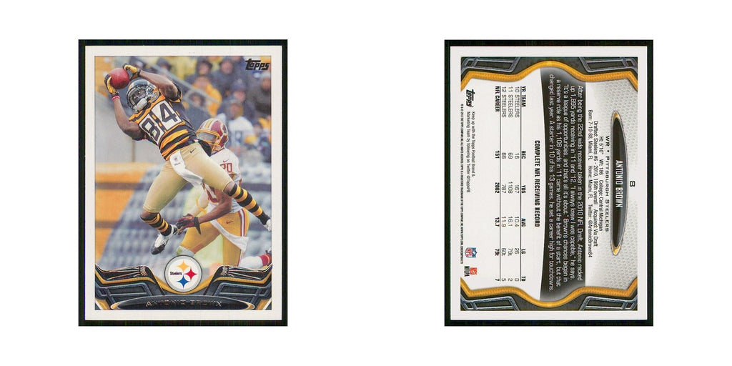 2013 Topps Antonio Brown Steelers #8