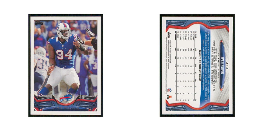 2013 Topps Mario Williams Bills #313