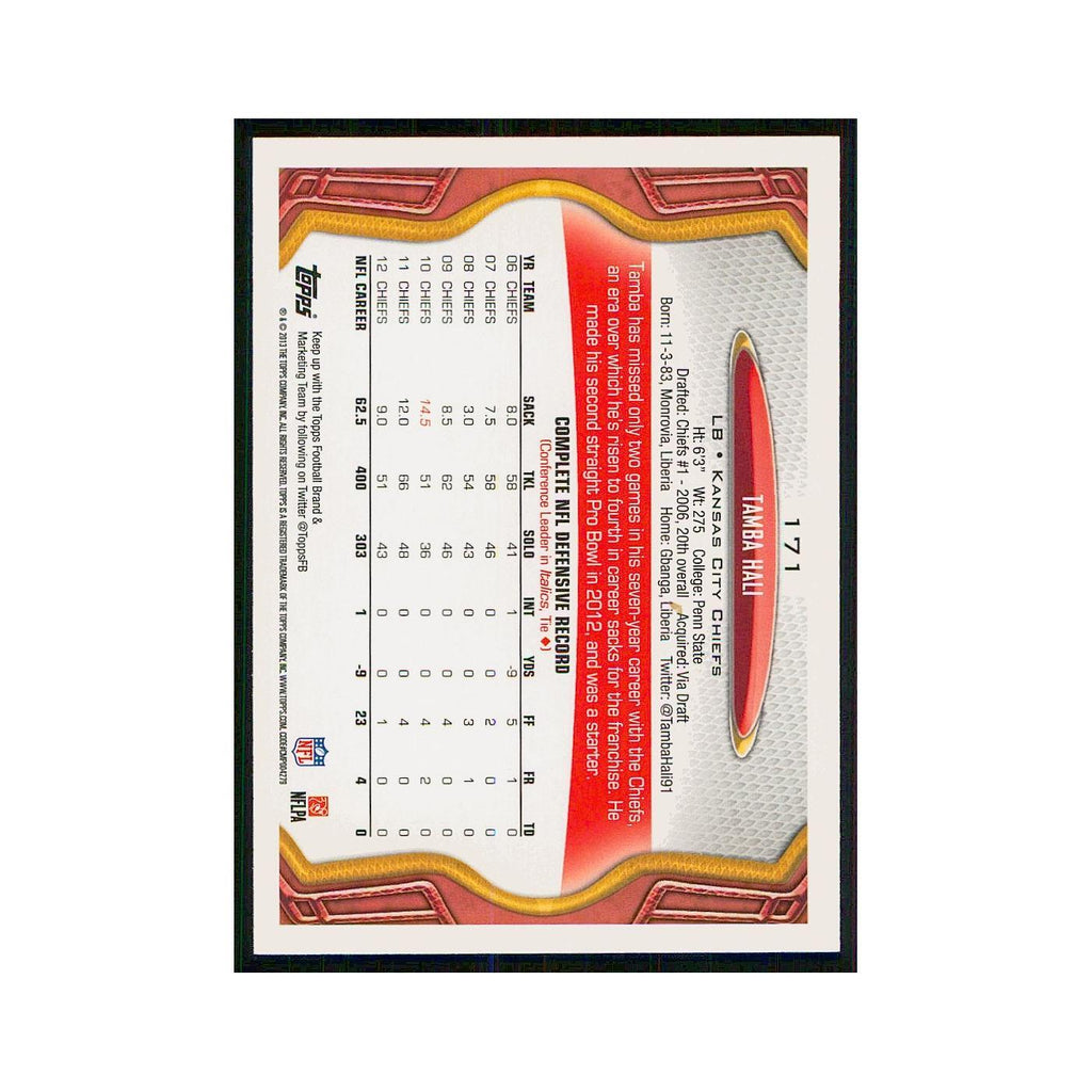 2013 Topps Tamba Hali Chiefs #171